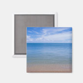 Strand bei Ebbe Magnet (Vorderseite/Rückseite)