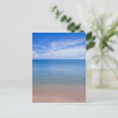 Strand bei Ebbe Postkarte (Stehend Vorderseite)
