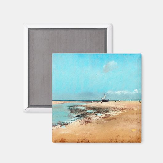 Strand bei Low Tide (Mouth of the River), Edgar De Magnet (Vorderseite/Rückseite)