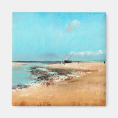 Strand bei Low Tide (Mouth of the River), Edgar De Magnet (Vorne)