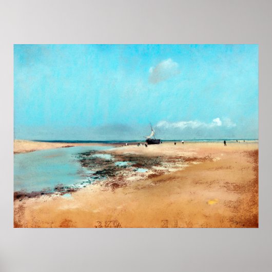 Strand bei Low Tide (Mouth of the River), Edgar De Poster (Vorne)