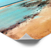 Strand bei Low Tide (Mouth of the River), Edgar De Poster (Ecke)