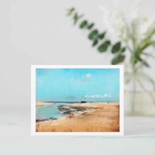 Strand bei Low Tide (Mouth of the River), Edgar De Postkarte (Stehend Vorderseite)