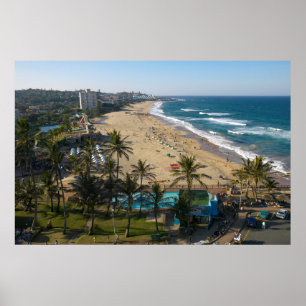 Strand bei Margate, Süd Küste, Kwazulu-Natal 2 Poster