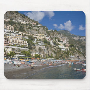 Strand bei Positano, Kampanien, Italien Mousepad