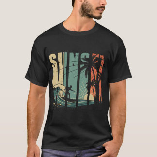 Strand bei Sonnenuntergang T-Shirt