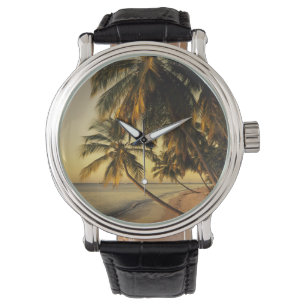 Strand bei Sonnenuntergang, Trinidad Armbanduhr