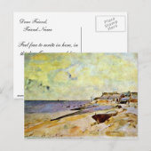 Strand bei Ste. Ansprache von Jongkind Johan Barth Postkarte (Vorne/Hinten)