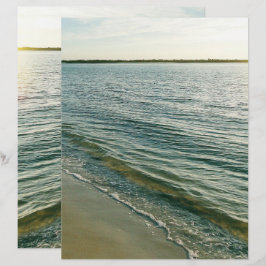 Strand bei Sunset Background Blank Scrapbook Paper