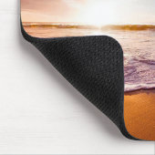 Strand bei Sunset Mousepad (Ecke)