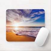Strand bei Sunset Mousepad (Mit Mouse)