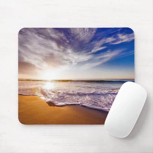 Strand bei Sunset Mousepad (Mit Mouse)