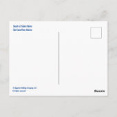 Strand bei Tulum Ruins, Quintana Roo, Mexiko Postkarte (Rückseite)