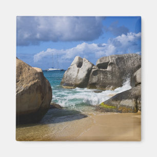 Strand bei Virgin Gorda, Britische Jungferninseln Magnet