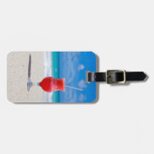 Strand-Beifall Gepäckanhänger (Vorderseite horizontal)