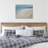Strand Bermuda Leinwanddruck (Insitu (Schlafzimmer))