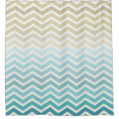 Strand bewegt Ozean- u. SandDuschvorhang Duschvorhang (Vorderseite)