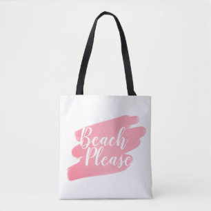 Strand Bitte blau rosa Strand Tasche