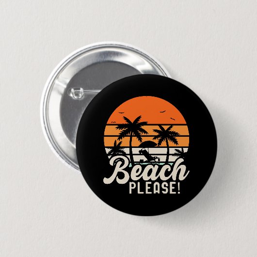 Strand Bitte Button (Vorne & Hinten)