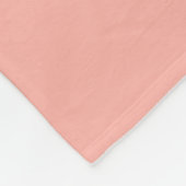 Strand Bitte Girly Pink und Lila gestrichen Fleecedecke (Ecke)