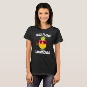 Strand bitte Got in Uni Ananas Obst T-Shirt (Vorne ganz)