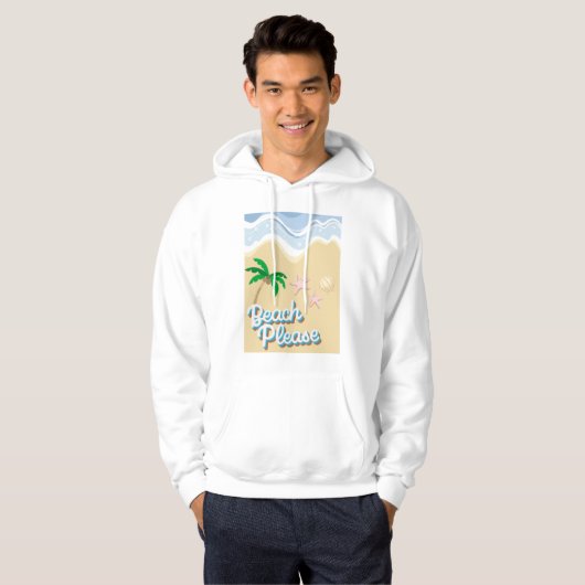 Strand bitte hoodie (Vorne ganz)