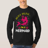 Strand Bitte im Meerjungfrau Schwanz Sea Myth T-Shirt (Vorderseite)