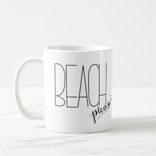 Strand bitte! Kaffee-Tasse Kaffeetasse