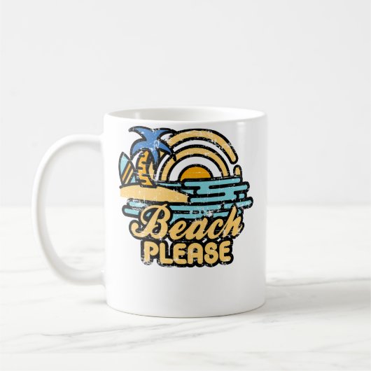 Strand Bitte Kaffeetasse (Links)