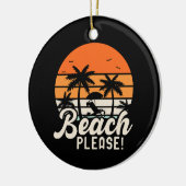 Strand Bitte Keramik Ornament (Links)
