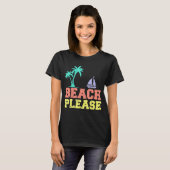 Strand bitte Kinder Strand T-Shirt (Vorne ganz)