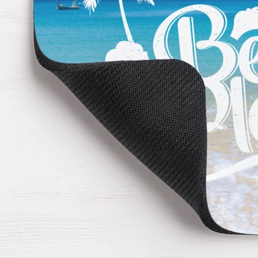 Strand-bitte lustiges Zitat Mousepad (Ecke)