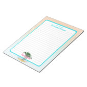 Strand bitte mit gedecktem Notepad begrenzt Notizblock (angewinkelt)