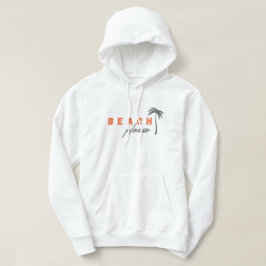 Strand bitte. Palme. Pullover Hoodie
