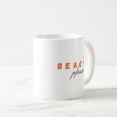 Strand bitte. Palme. Tassen (VorderseiteRechts)