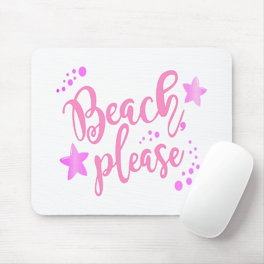 Strand bitte rosa mousepad (Mit Mouse)
