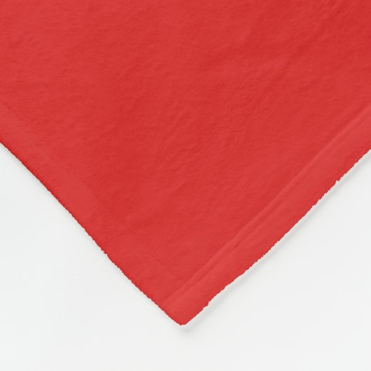 Strand bitte rot und blau Streifen Fleecedecke (Ecke)