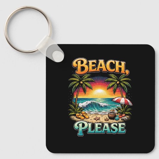 Strand, bitte schlüsselanhänger (Vorderseite)