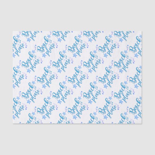 Strand bitte seidenpapier (Vorderseite)