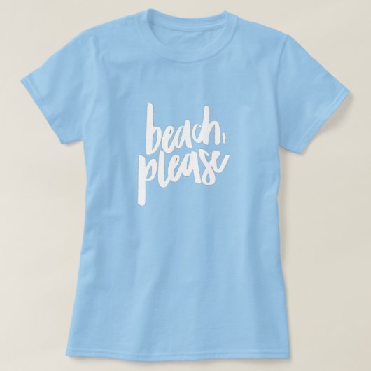 Strand Bitte T - Shirt (Design vorne)