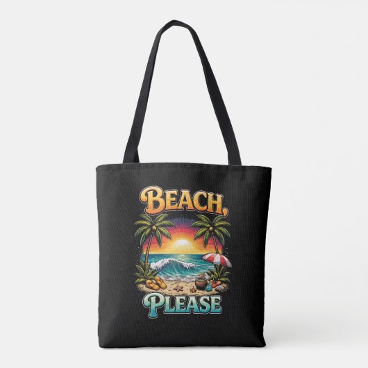 Strand, bitte tasche (Rückseite)