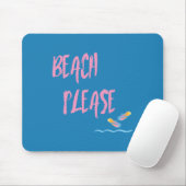 Strand bitte tropischen Stil Sommer Grafik Mousepad (Mit Mouse)