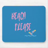 Strand bitte tropischen Stil Sommer Grafik Mousepad (Vorne)