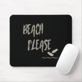 Strand bitte tropischen Stil Sommer Grafik Mousepad (Mit Mouse)