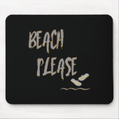 Strand bitte tropischen Stil Sommer Grafik Mousepad (Vorne)