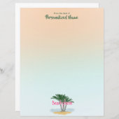 Strand Bitte unausgefeiltes Papier (Vorne/Hinten)