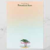 Strand Bitte unausgefeiltes Papier (Vorderseite)