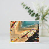 Strand Bizzare Postkarte (Stehend Vorderseite)