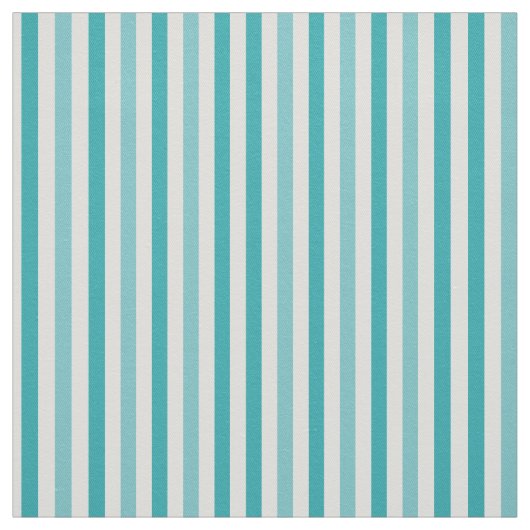 Strand-blaue Türkis-Streifen Stoff (Muster)