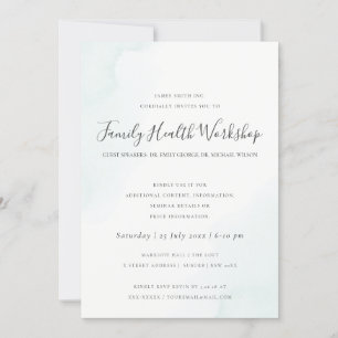 STRAND BLAUE WATERCOLOR-PINSELSTRICH-WORKSHOP-VERA EINLADUNG